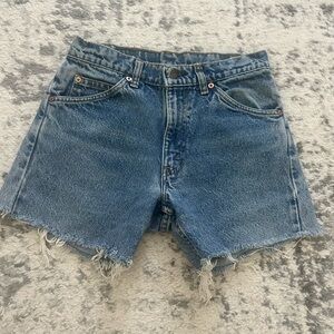 Levi's Cut Off Jean Shorts